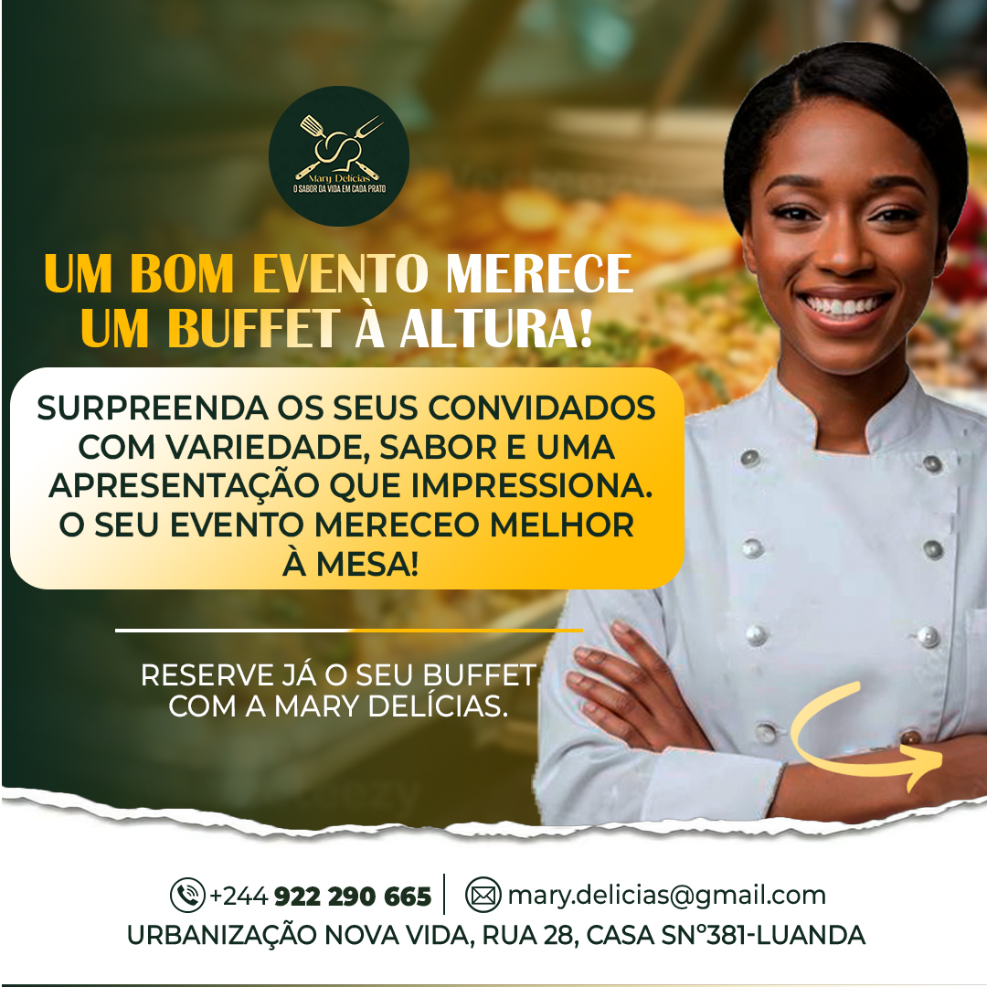 Um bom evento merece um buffet à altura
